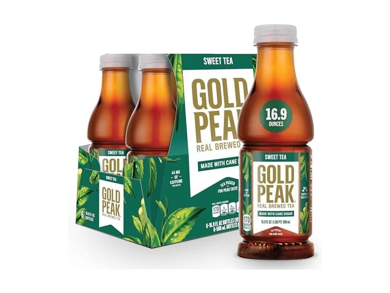 Gold Peak Tea, Sweet Tea, 16.9 fl oz, 6 Pack - Image 1