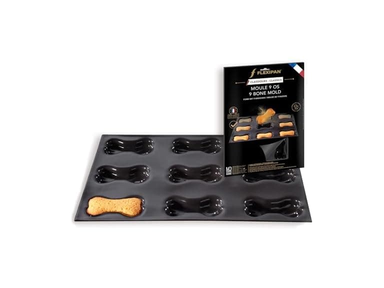 Flexipan by Maison Demarle Dog Bone Baking Tray - Image 1