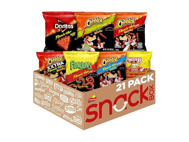 Frito-Lay Flamin' Hot Mix, Variety Pack (Pack of 21) - Image 1