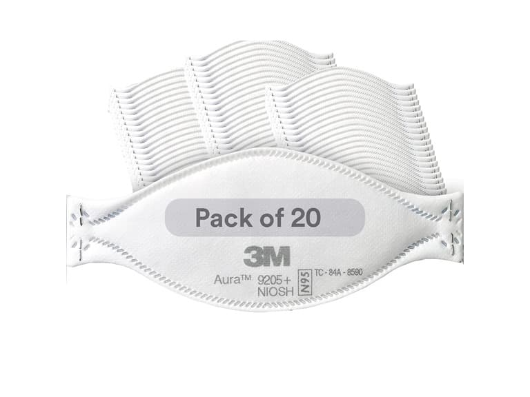 3M Aura Particulate Respirator 9205+, N95 - Image 1