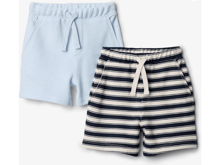 Amazon Essentials Baby Boys 2-Pack Pull On Knit Shorts - Image 1