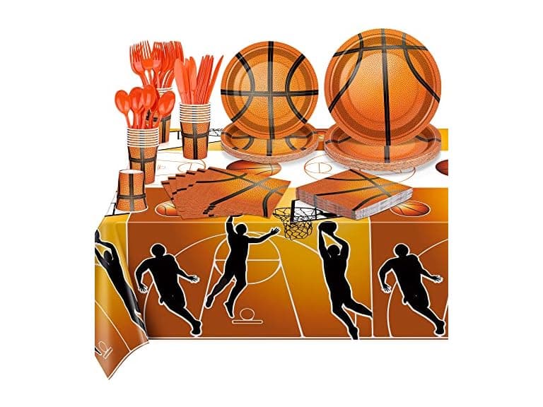 169 Pieces Basketball Party Supplies - Image 1