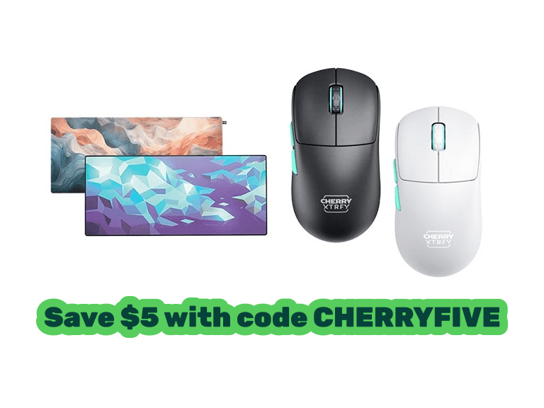 Cherry Gaming Mice and Mousepads