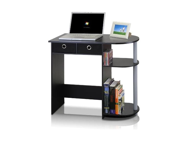 Furinno GO GREEN Desk, Black - Image 1