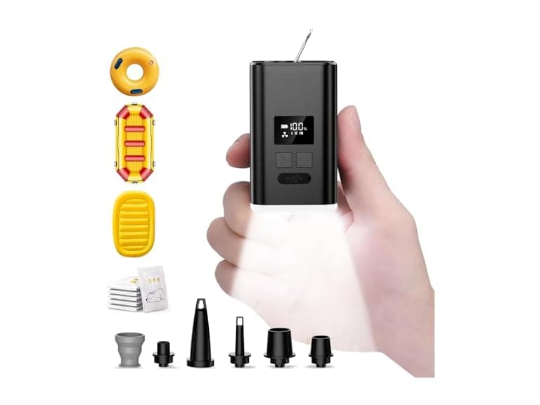 OMQ Portable Air Pump for Inflatables - Image 1