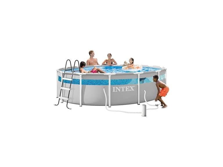 INTEX Prism Frame Clearview Premium Above Ground Pool Set - Image 1