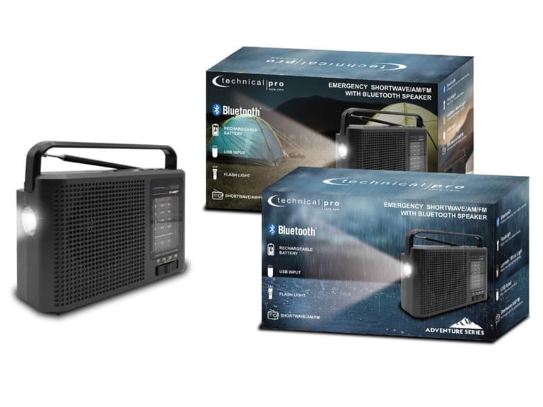 Portable AM/FM/SW Bluetooth Radio - Image 1