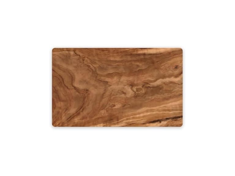 Olive Melamine Pet Feeding Placemat - 19" x 11.5", Set of 2 - Image 1