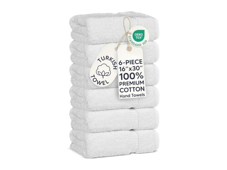 Chakir Turkish Linens 6 Pcs Hand Towels - Image 1