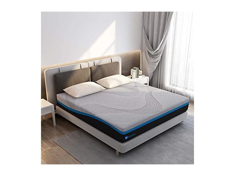 Avenco 10" Queen Foam Mattress, Grey - Image 1