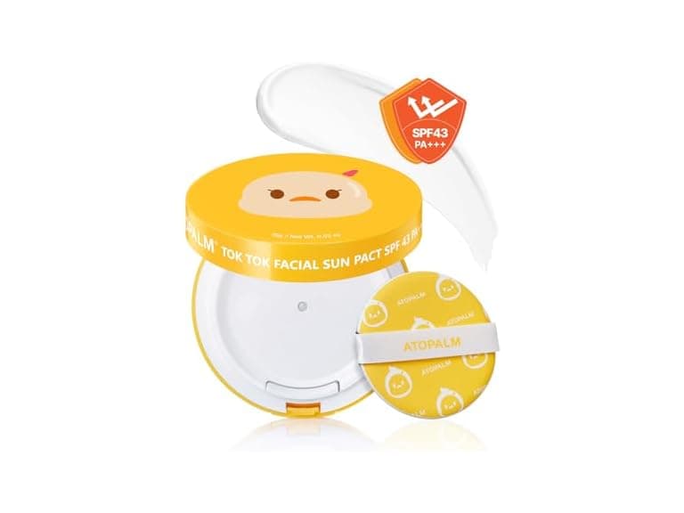 Atopalm Tok Tok Facial Sun Cushion SPF43 15g - Image 1