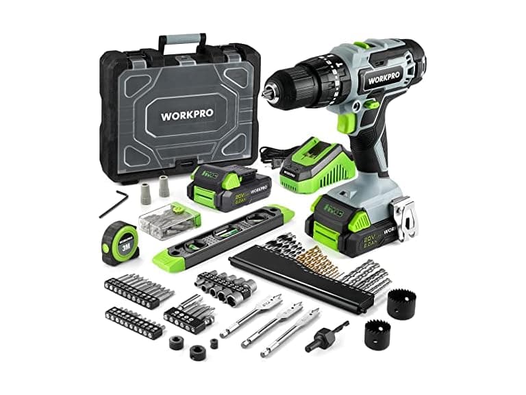 WORKPRO 20V Max Cordless Drill Driver - Image 1