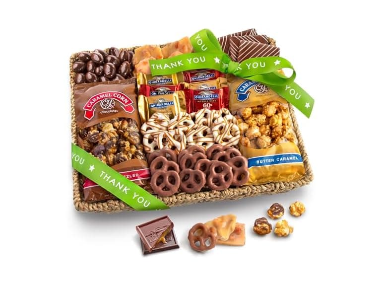 A Gift Inside Thank You Choc Gift Basket - Image 1