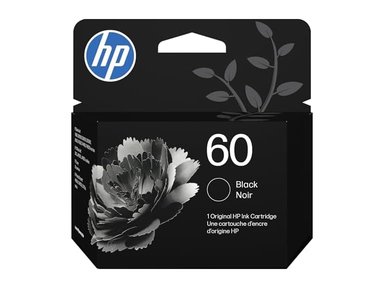 HP 60 Black Ink Cartridge - Image 1