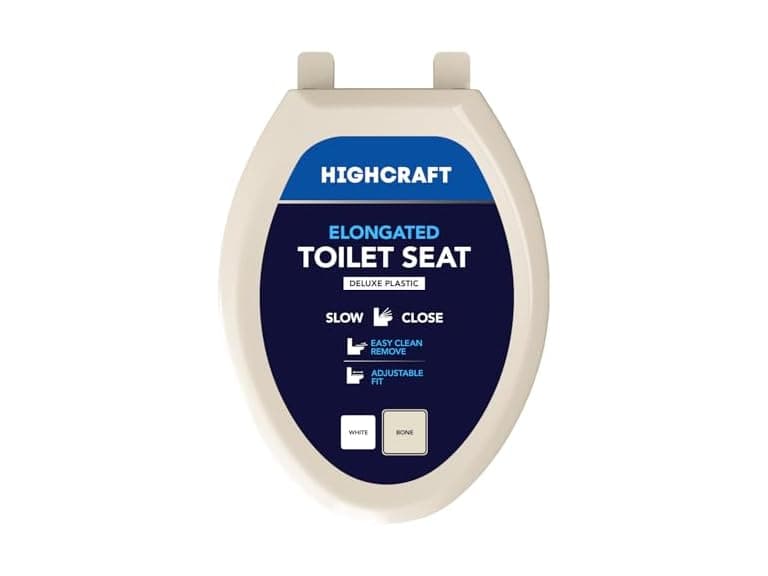 Highcraft B4TSPE Elongated Plastic Toilet Bone - Image 1
