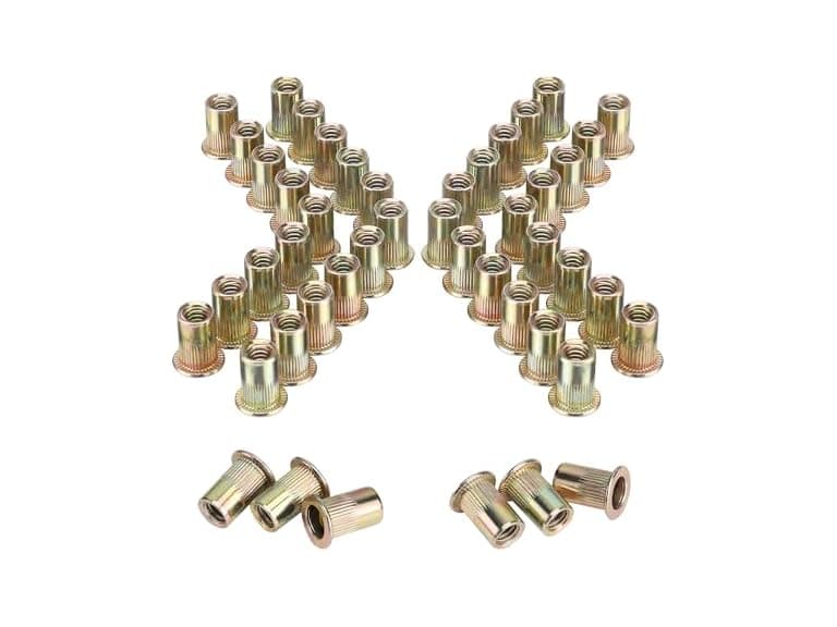 WORKPRO WORKPRO 150Pcs Rivet Nuts, 1/4”-20 - Image 1