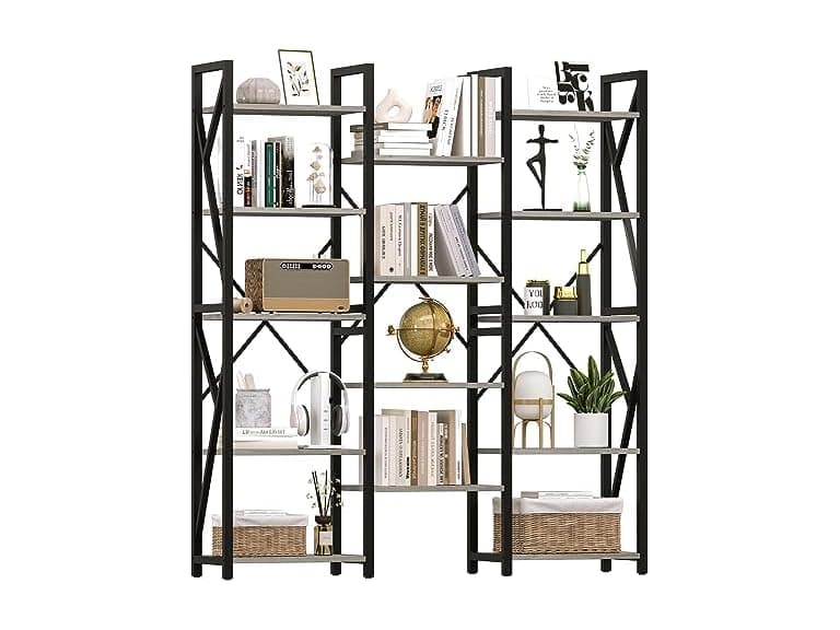 GAOMON 71" Triple Wide 5-Tier Bookshelf - Image 1