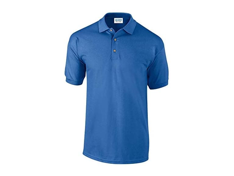 Gildan Men (S) Ultra Cotton Pique Polo Shirt Royal - Image 1