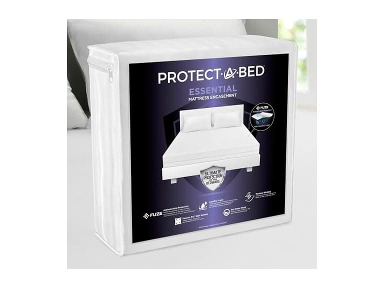 Protect-A-Bed Essential Zippered Mattress Case, Queen - Image 1