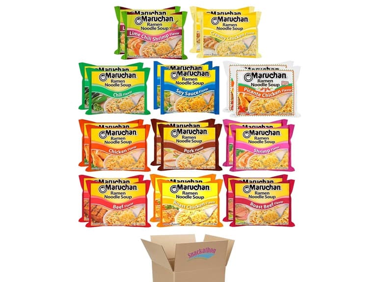 24Pk Maruchan Ramen Noodle Soup Variety - Image 1