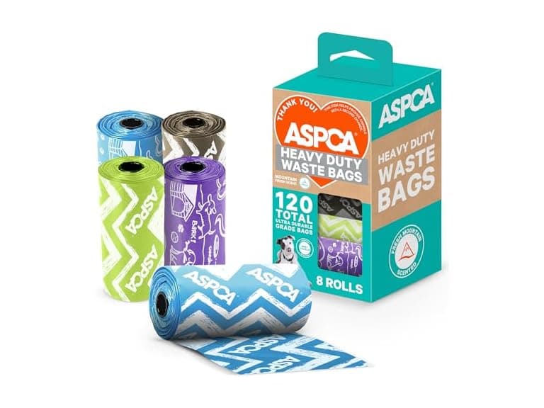 ASPCA Assorted Dog Poop Bags - 8 Rolls(120 Bags) - Image 1