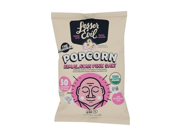 1PK LESSEREVIL Organic Himalayan Pink Salt Popcorn - Image 1