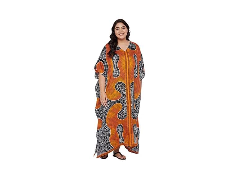 Oussum Women (One Size Plus) Ladies Kaftans Dress - Image 1