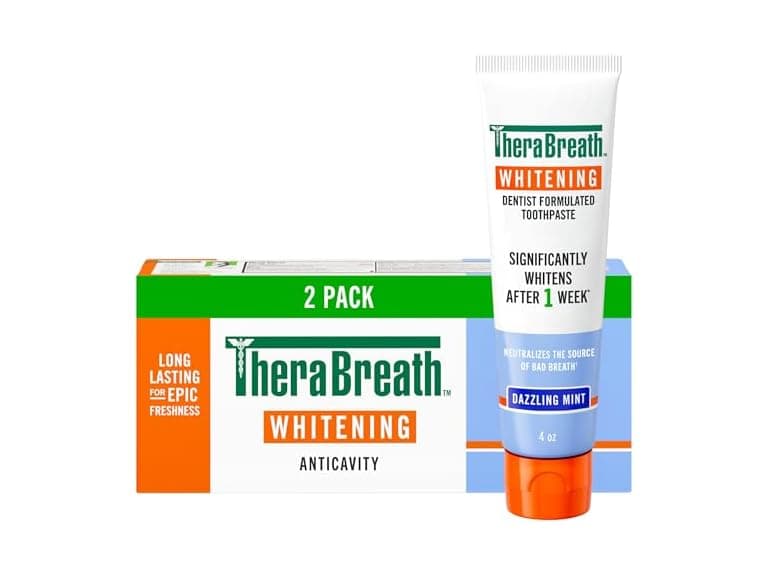 TheraBreath Whitening Toothpaste Gentle Peroxide - Image 1