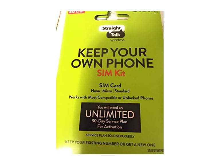  Straight talk phone SIM card byop new - Image 1