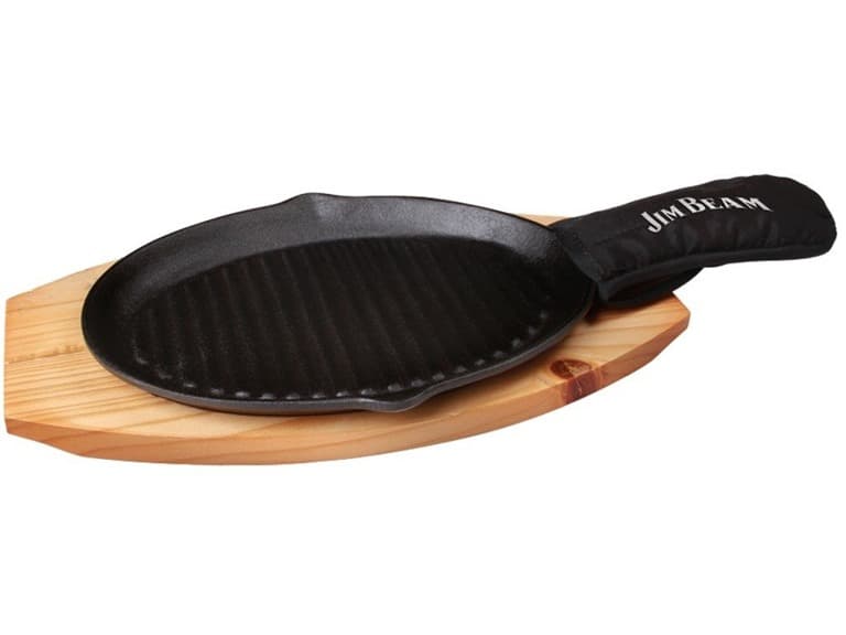 Jim Beam Pre Seasoned Cast Iron Skillet - Image 1