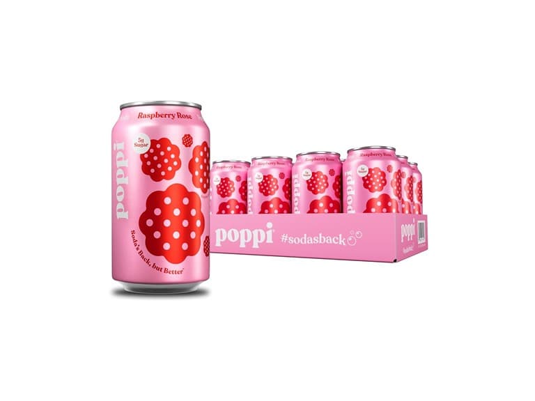 Poppi Raspberry Rose 12pk - Image 1