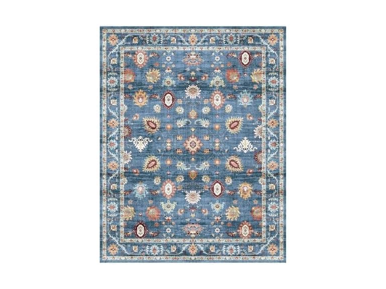 Gertmenian Washable Rug 8x10 Casper Blue - Image 1