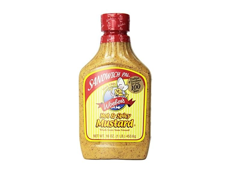6PK Woeber's Sandwich Pal Hot & Spicy Mustard - Image 1