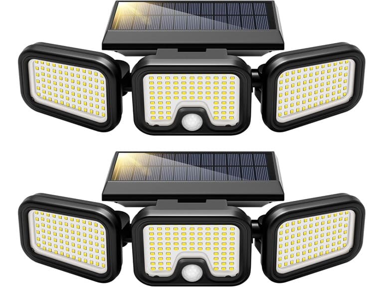 Solar Flood Lights Outdoor, 256 Led - Image 1