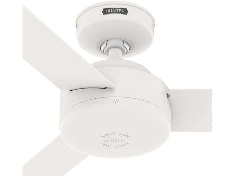 44" Hunter Fan Indoor Ceiling Fan With 3 Blades - Image 1