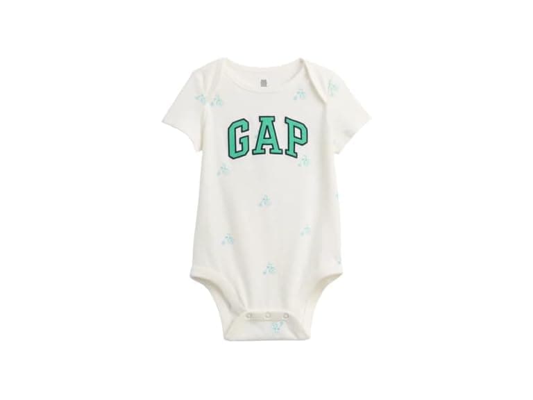 GAP Boys (0-3 MOS) Long Sleeve Logo Bodysuit - Image 1