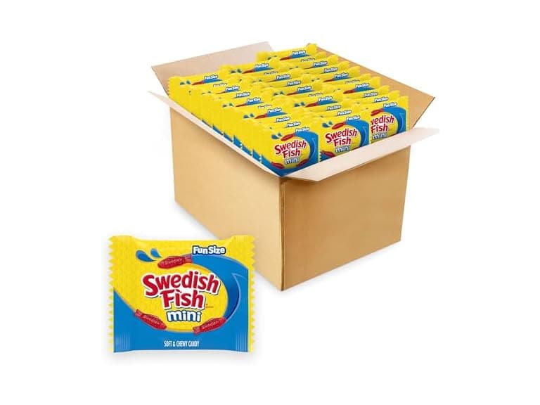 SWEDISH FISH Mini Soft & Chewy Gummy Candy - Image 1