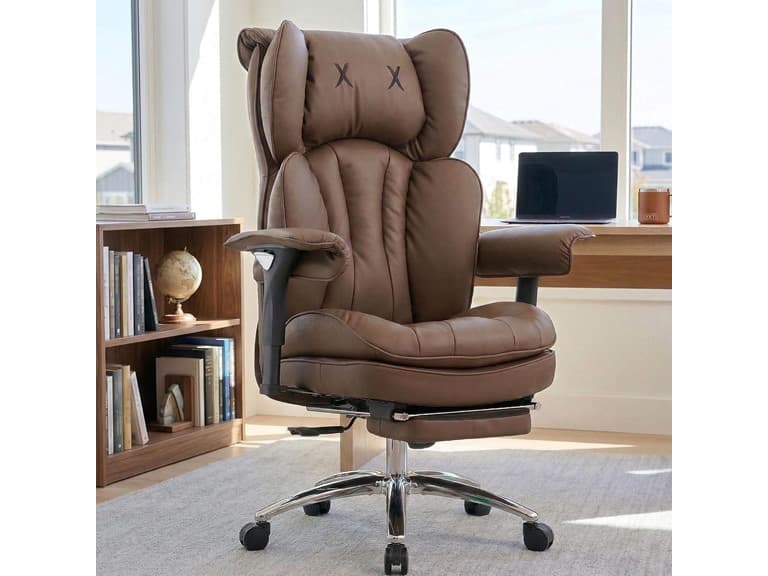 Efomao Executive Office Chair with Footrest - Image 1