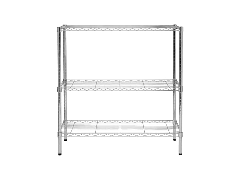 Honey-Can-Do 3-Tier Heavy-Duty Adjustable Shelf Chrome