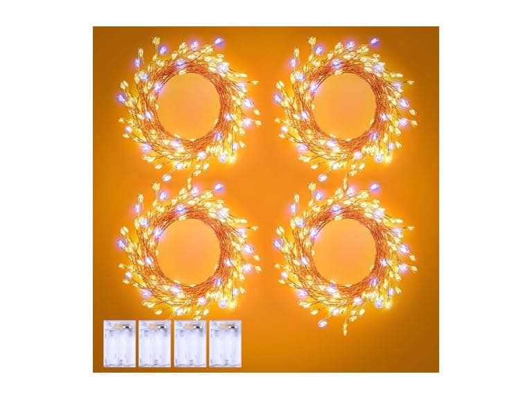 Brightown Fairy Lights Battery Operated, 4-Pack - Image 1