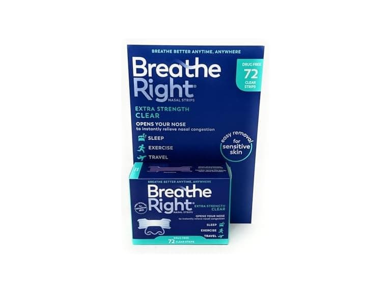 Breathe Right Nasal Strips Extra Clear Sensitive - Image 1