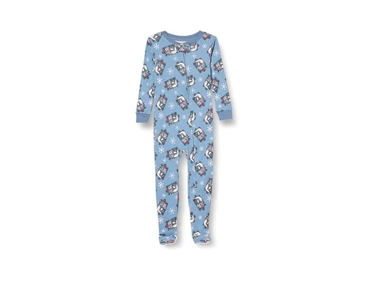 Amazon Essentials Girls Disney Unisex Toddlers' Footed Sleepers - Image 1