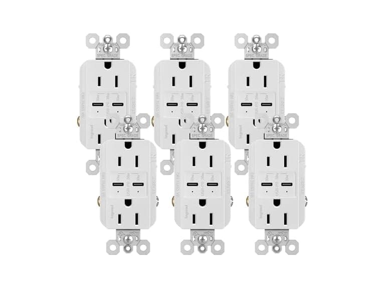 Legrand Radiant 15 Amp 125-Volt Decorator Duplex Outlet - Image 1