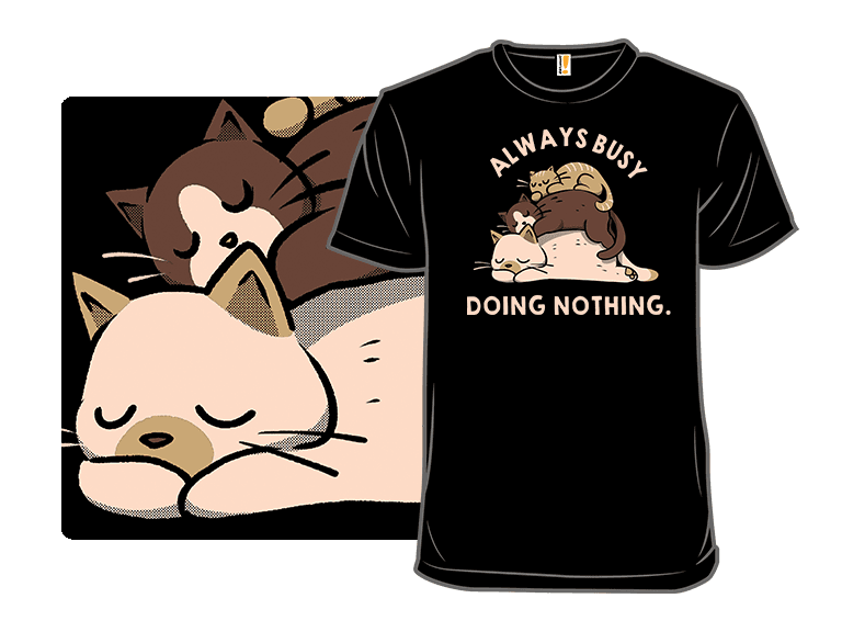 Always Busy Doing Nothing Cats - Image 1