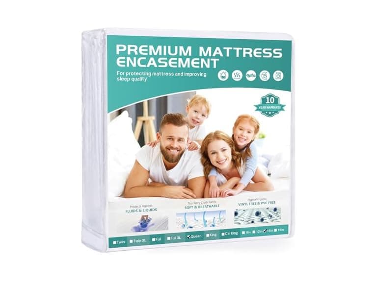 Queen Waterproof Mattress Protector - Image 1