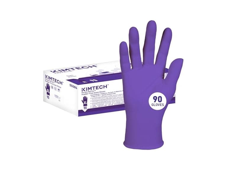 Kimtech Purple Nitrile Exam Gloves Small 100pk - Image 1