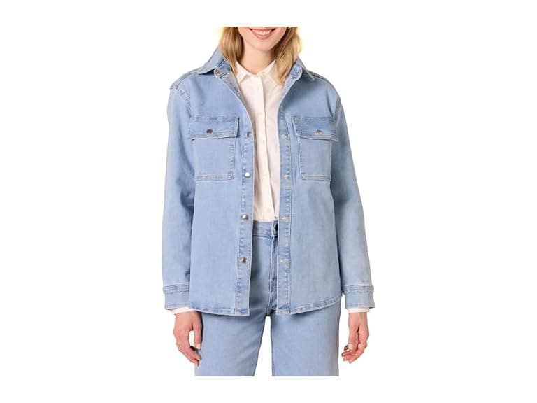 AE Womens OversizedFit Denim Shirt Jkt - Image 1