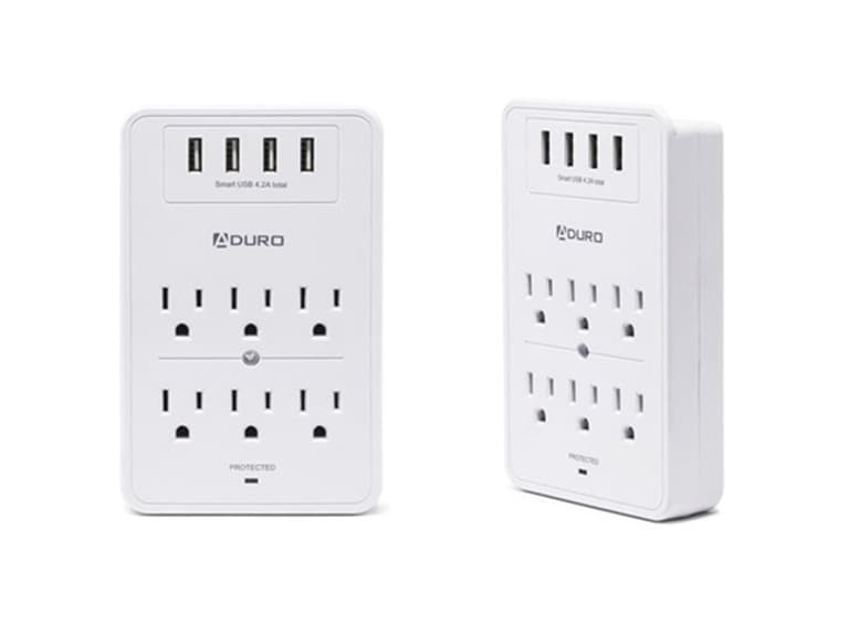 Aduro Surge Multi Charging Station 6 Outlets & 4 USB Ports