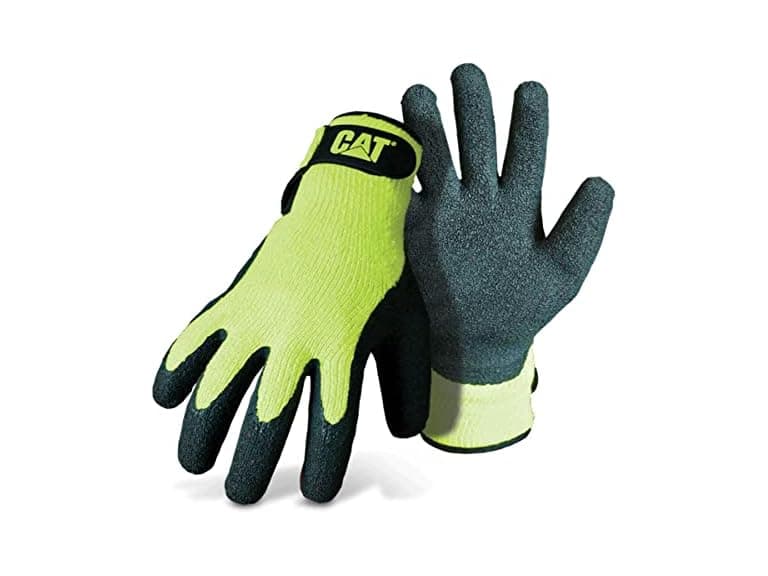 CAT CAT017417M High-Vis String Knit Gloves, Large - Image 1