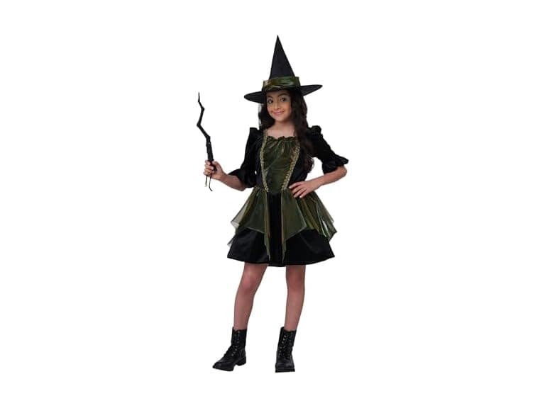 California Costumes, Girls' Emerald City Witch, Size XS - Image 1